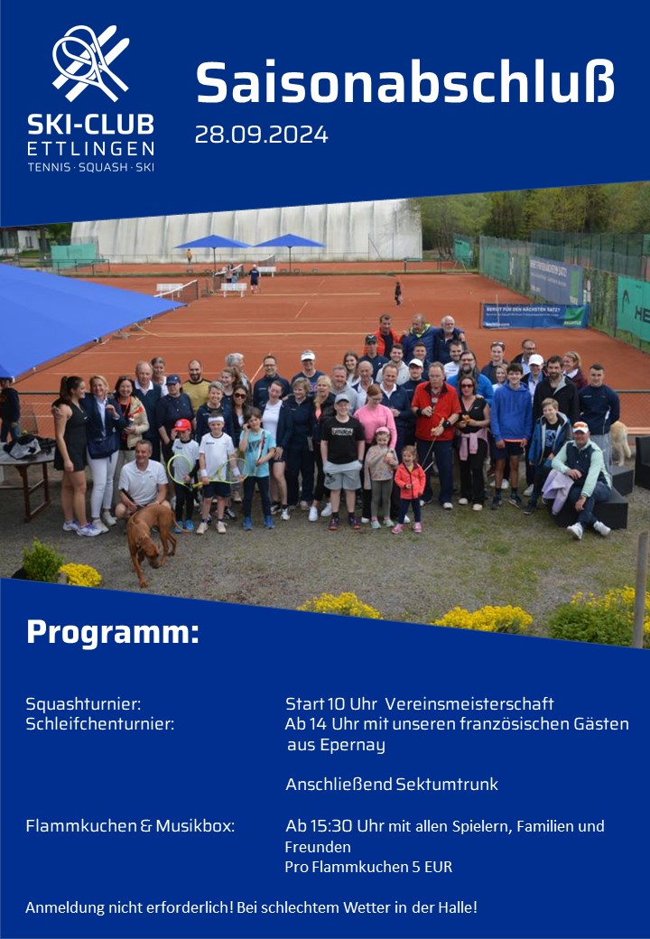 Mehr über den Artikel erfahren Saisonabschluß 2024