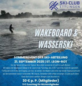 Mehr über den Artikel erfahren Wakeboard & Wasserski 2025
