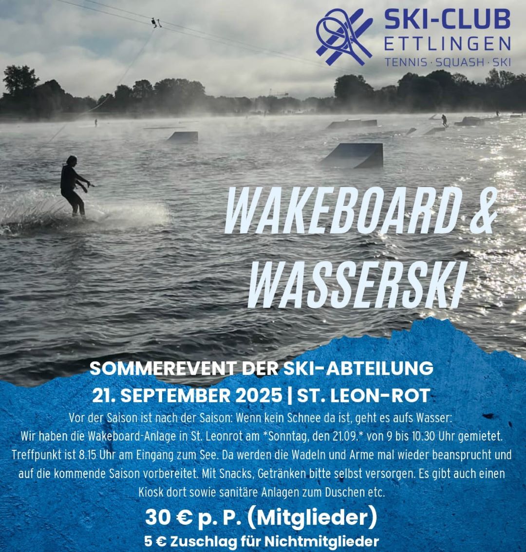 Mehr über den Artikel erfahren Wakeboard & Wasserski 2025